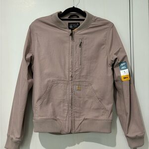 Carhartt Taupe Bomber Jacket